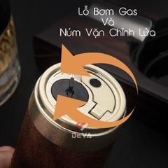 Bật lửa Honest khò đại 1 tia bình chứa gas lớn kèm đục BCZ 841