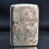Zippo Bạc Khối Tái Bản 1941 Khắc Quan Vũ BK35
