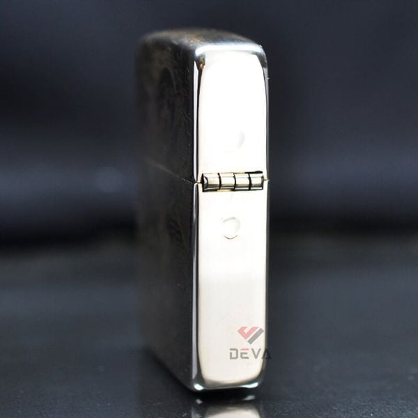 Zippo Bạc Khối Tái Bản 1941 Khắc Quan Vũ BK35