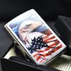 Zippo Sơn Chủ Đề Đại Bàng Tự Do Hoa Kỳ Mazzi Freedom Watch Z135