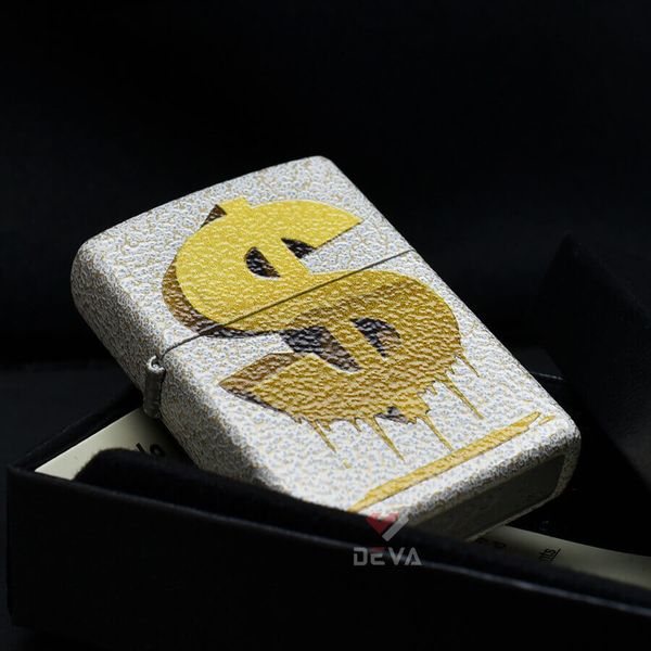 Zippo In Hình Đồng Đô La Nhỏ giọt Drippy Dollar Design Z214