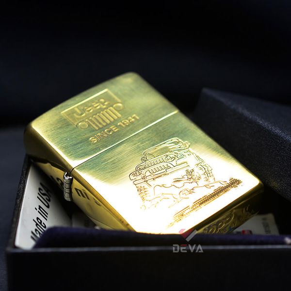 Zippo Khắc Sâu Chủ Đề Xe Jeep Huyền Thoại ZK13