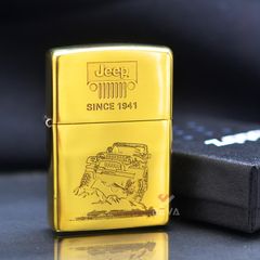 Zippo Khắc Sâu Chủ Đề Xe Jeep Huyền Thoại ZK13