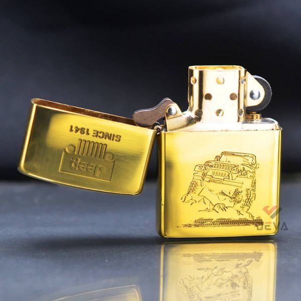 Zippo Khắc Sâu Chủ Đề Xe Jeep Huyền Thoại ZK13