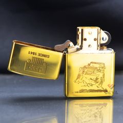 Zippo Khắc Sâu Chủ Đề Xe Jeep Huyền Thoại ZK13