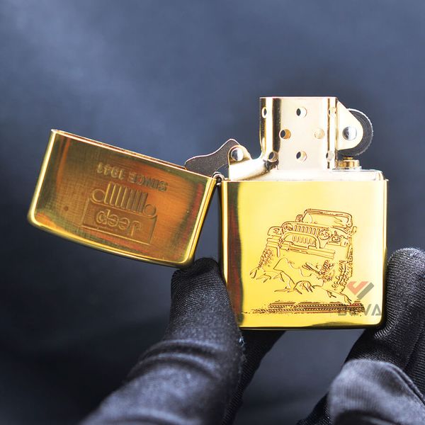 Zippo Khắc Sâu Chủ Đề Xe Jeep Huyền Thoại ZK13