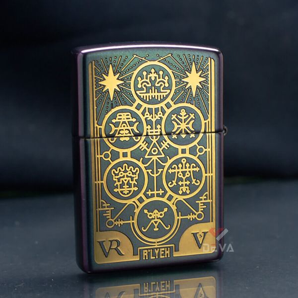 Zippo Đổi Màu Chủ Đề Quái Vật Cthulhu Evil Design Z172