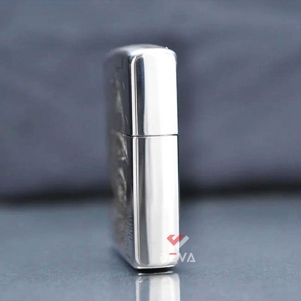 Zippo Bạc Khối Khắc Hình Thuyền Buồm BK59