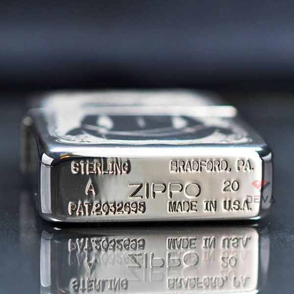 Zippo Bạc Khối Tái Bản 1941 Khắc Cô Gái Cao Bồi Quyến Rũ BK73