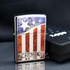 Zippo Hình Mẫu Logo Zippo Kết Hợp Cờ Mỹ Zippo US Flag Z217