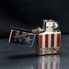 Zippo Hình Mẫu Logo Zippo Kết Hợp Cờ Mỹ Zippo US Flag Z217