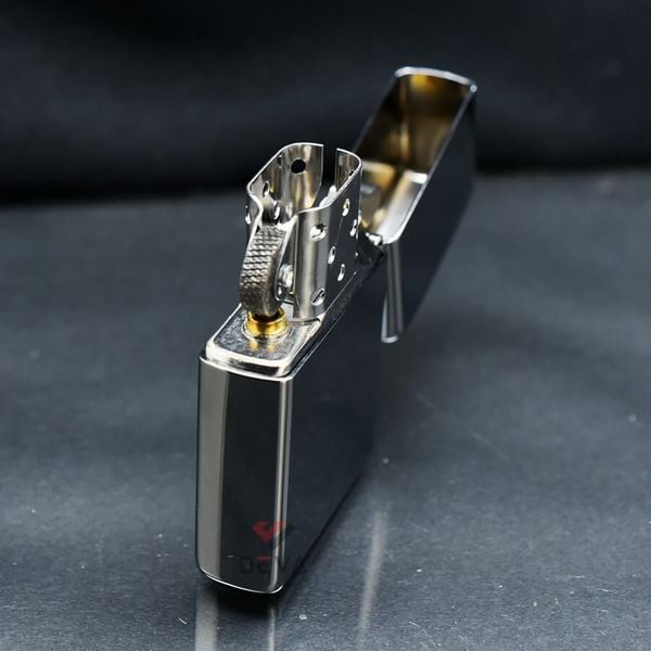 Zippo Hình Mẫu Logo Zippo Kết Hợp Cờ Mỹ Zippo US Flag Z217