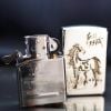 Zippo Bạc Khối Khắc Hình Ngựa Bản Giới Hạn BK26