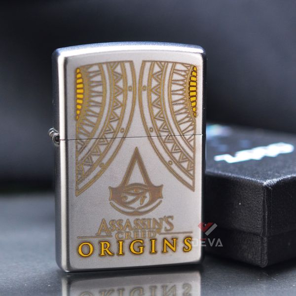 Zippo Satin Khắc Chủ Đề Game Assasin's Creed Origins Z312