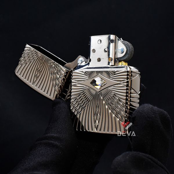 Zippo Armor Ốp Đá Pha Lê Cao Cấp Pattern Design Z24