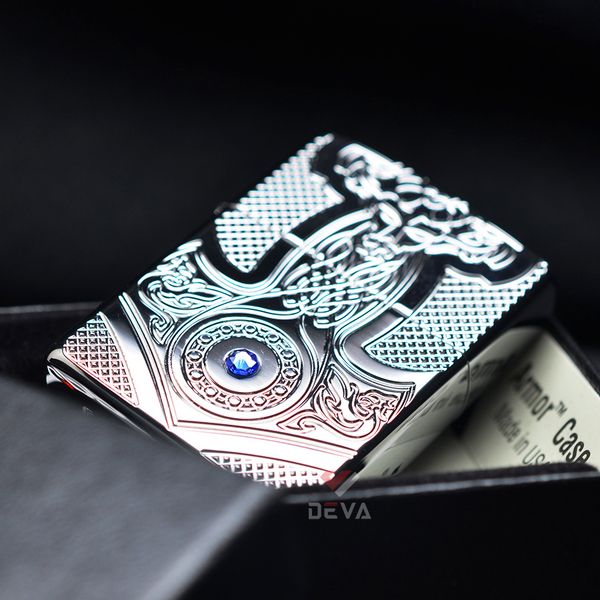 Zippo Armor Búa Thần Mjolnir Mediaval Design Z232