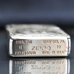 Zippo Bạc Khối Tái Bản 1941 Khắc Thiên Thần Hộ Mệnh BK69