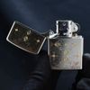Zippo Mạ Satin Khắc Hoa Văn Cổ Điển Classical Curve Z149