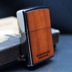 Zippo Ốp Gỗ Chủ Đề Cờ Mỹ Woodchuck American Flag Z338