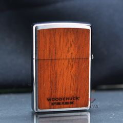 Zippo Ốp Gỗ Chủ Đề Cờ Mỹ Woodchuck American Flag Z338