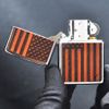 Zippo Ốp Gỗ Chủ Đề Cờ Mỹ Woodchuck American Flag Z338