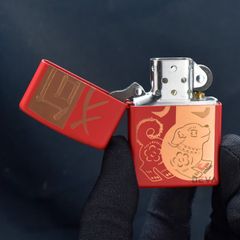 Zippo Sơn Đỏ Chủ Đề Con Giáp Tuất - Chó Year Of The Dog Z06