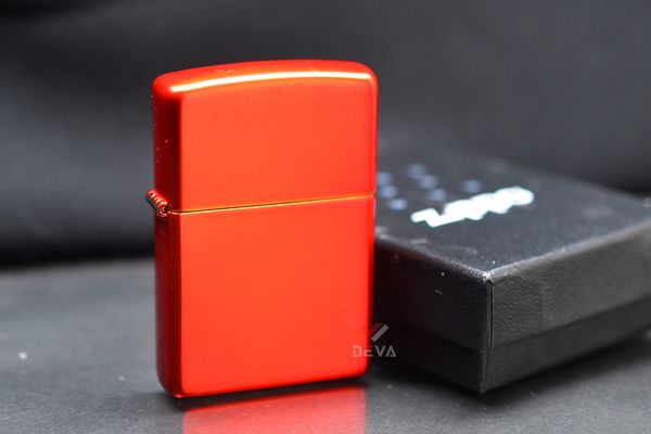 Zippo Mỹ chính hãng sơn tĩnh điện màu đỏ Anodized Red ZT16