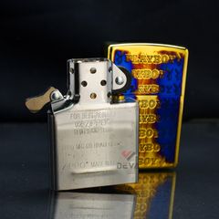 Zippo Đồng Cháy Chủ Đề Thương Hiệu Tạp Chí Playboy ZN283