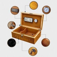 Hộp bảo quả xì gà 80 điếu Lubinski RA 924