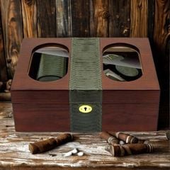 Hộp giữ ẩm xì gà kèm Set  phụ kiện Lubinski YJA 60019