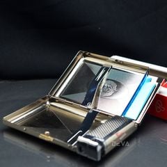 Hộp đựng thuốc 20 điếu kèm bật lửa Dinghao DH-5502