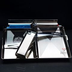 Hộp đựng thuốc 20 điếu kèm bật lửa Dinghao DH-5502