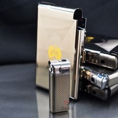 Hộp đựng thuốc 20 điếu kèm bật lửa Dinghao DH-5502