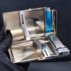 Hộp đựng thuốc 20 điếu kèm bật lửa Dinghao DH-5502