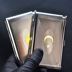 Hộp đựng thuốc 20 điếu kèm bật lửa Dinghao DH-5502