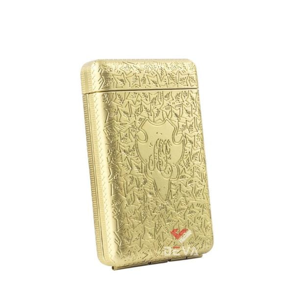 Hộp đựng thuốc lá cao cấp khắc hoa văn phong cách Shelby HDT05
