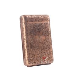 Hộp đựng thuốc lá cao cấp khắc hoa văn phong cách Shelby HDT05