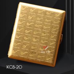 Hộp đựng thuốc lá Kuboy kim loại nguyên khối loại 20 điếu các mẫu KC8