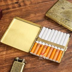 Hộp đựng thuốc Kuboy loại 9 điếu size 6.5mm khắc hình KC6