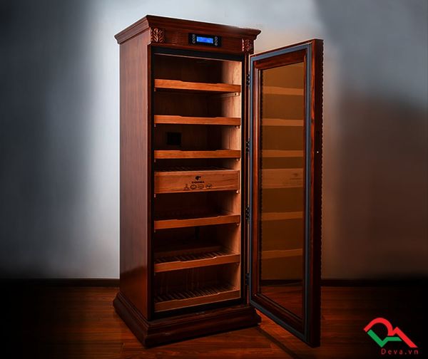 Tủ xì gà LUBINSKI nhiệt độ và độ ẩm gỗ tuyết tùng gỗ giữ ẩm LB 180