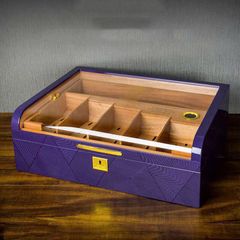 Hộp bảo quản cigar 200 điếu Lubinski  nắp kính cong YJA 60035