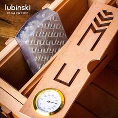 Hộp ủ bảo quản cigar Lubinski kiến trúc cổ điển YJA 60045