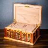 Hộp ủ bảo quản cigar Lubinski kiến trúc cổ điển YJA 60045