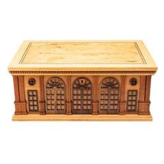 Hộp ủ bảo quản cigar Lubinski kiến trúc cổ điển YJA 60045