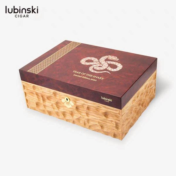 Hộp ủ bảo quản cigar Lubinski Phiên bản Rắn Vàng 