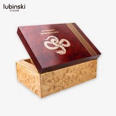 Hộp ủ bảo quản cigar Lubinski Phiên bản Rắn Vàng 