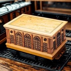 Hộp ủ bảo quản cigar Lubinski kiến trúc cổ điển YJA 60045