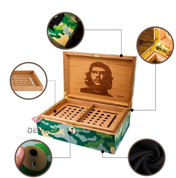 Hộp ủ cigar Lubinski YJA 60024