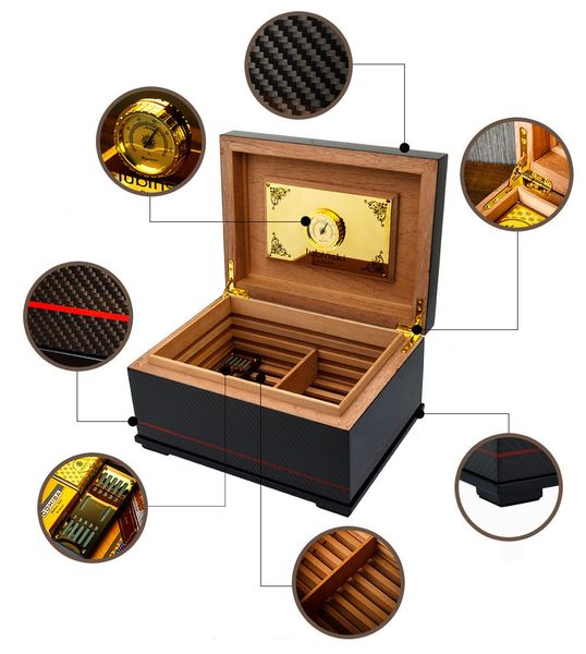 Hộp ủ xì gà Lubinski YJA 60028