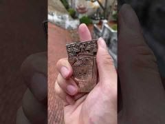 Dupont Hồng Kông Khắc Hoa Văn Chữ Triện Phúc Lộc D23-video